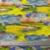 100% Cotton 3D Pastoral Oil-Painting Printed Fabric — Soft & Artistic