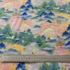 100% Cotton 3D Chinese Oil Painting Fabric — Artistic Print for Dresses & Kidswear