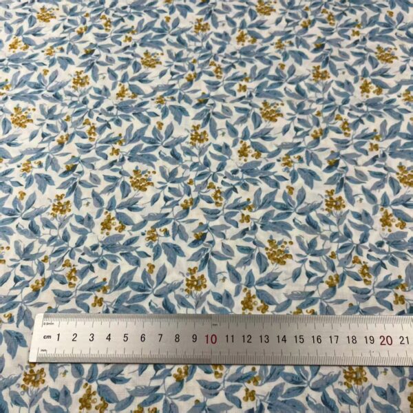 主图-02 100% Cotton Poplin Floral Fabric — Soft & Breathable DIY Material