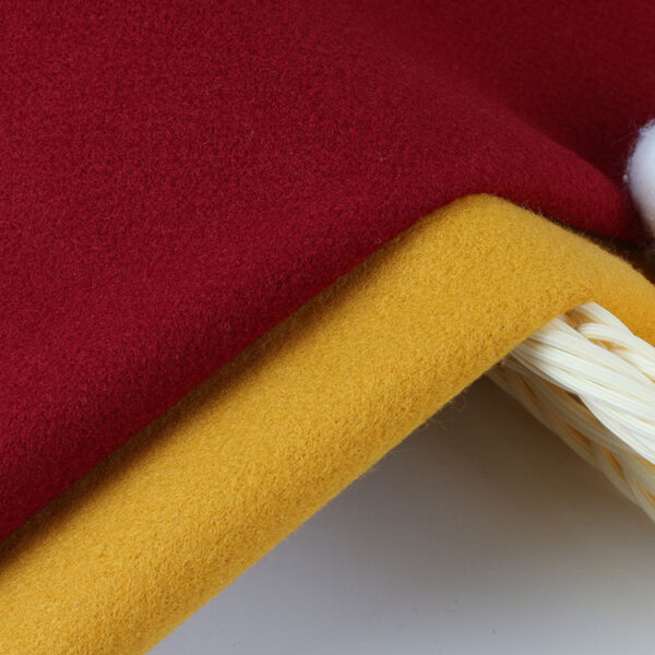 主图-02 Polyester Solid Color Woolen Fabric — Heavyweight Warm & Durable