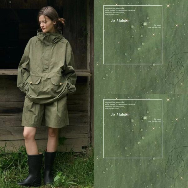 100% Nylon Taslan Wrinkle Fabric — Waterproof & Wind-Resistant