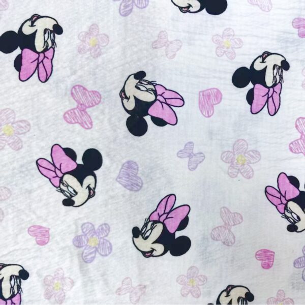 Combed Cotton Crinkle Gauze Knit Fabric — Soft & Breathable for Babywear