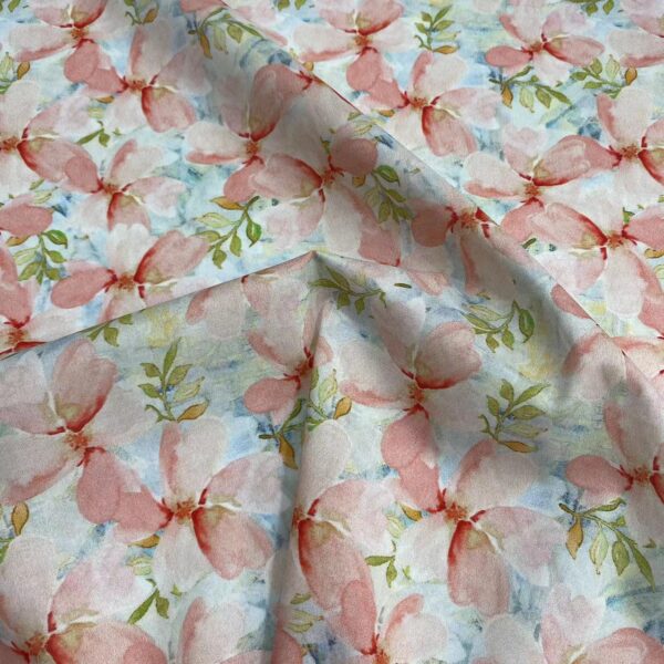 100% Cotton Digital Printed Fine Combed Fabric — Soft, Lightweight & Skin-Friendly