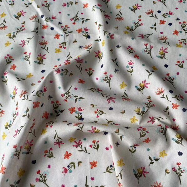 100% Cotton 3D Oil-Painting Chinese Style Printed Fabric — Artistic & Refined