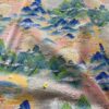 100% Cotton 3D Chinese Oil Painting Fabric — Artistic Print for Dresses & Kidswear