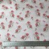100% Cotton Digital Printed Pink Rose & Bow Fabric — Soft, Elegant & Breathable