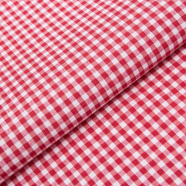 Poly Cotton Yarn-Dyed Check Fabric — Lightweight & Durable for Daily Wear