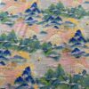 100% Cotton 3D Chinese Oil Painting Fabric — Artistic Print for Dresses & Kidswear