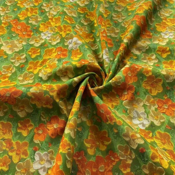 100% Cotton Digital Printed Chinese Art Fabric — Soft, Breathable & High-Definition Color