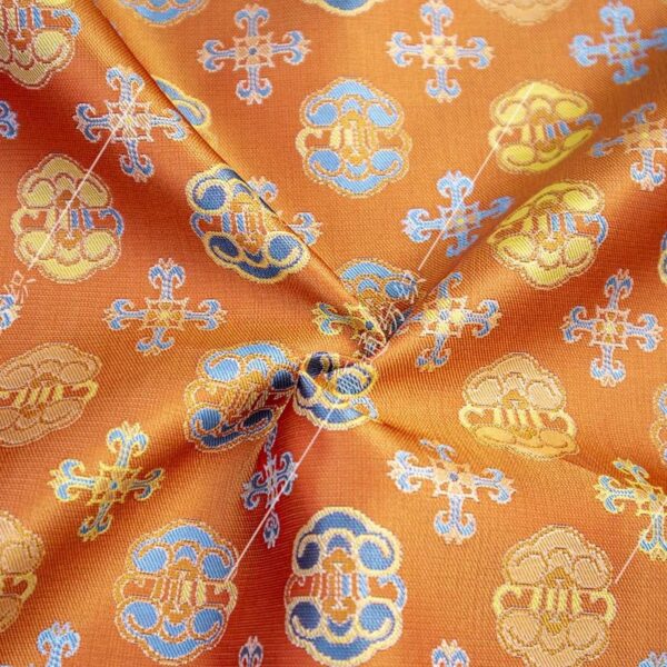 主图-04 Rayon Tricolor Warp Jacquard Fabric — Rich Drape & Oriental Texture