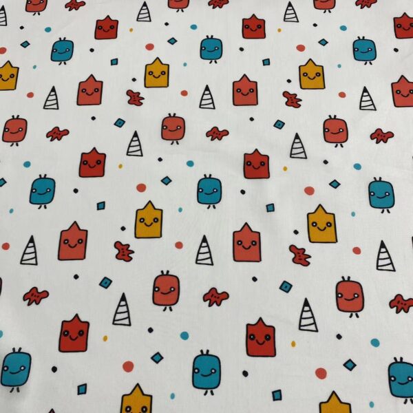 100% Cotton Digital Printed Cartoon Fabric — Soft, Breathable & Vibrant