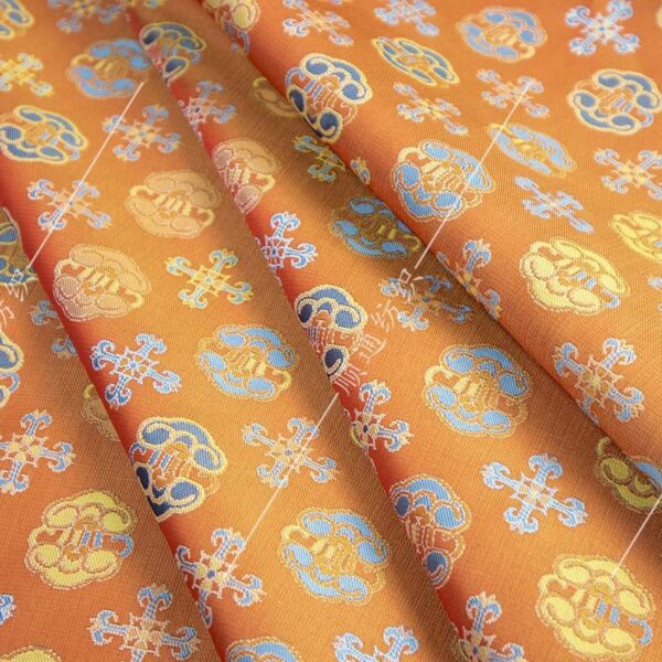 主图-05 Rayon Tricolor Warp Jacquard Fabric — Rich Drape & Oriental Texture