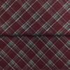 Polyester Rayon Knitted Jacquard Check Fabric — Elastic & Structured for Fall/Winter