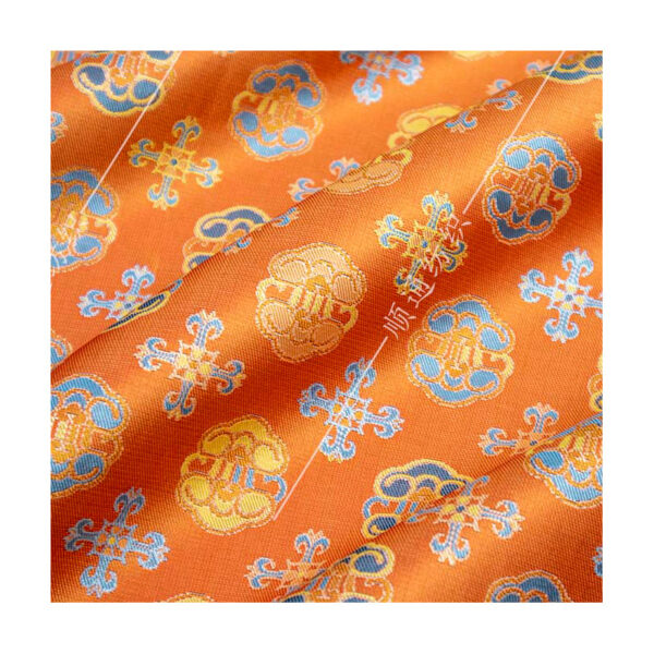 主图-06 Rayon Tricolor Warp Jacquard Fabric — Rich Drape & Oriental Texture