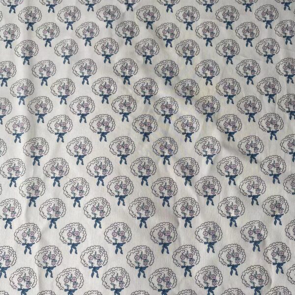 100% Cotton 3D Oil-Painting Chinese Style Printed Fabric — Artistic & Refined