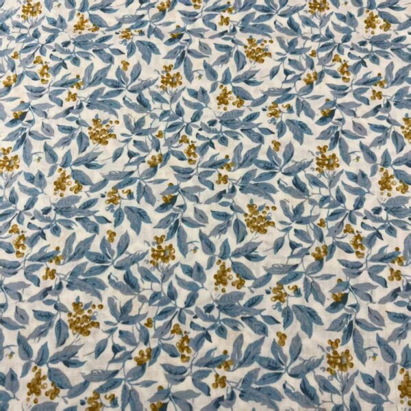 主图-07 100% Cotton Poplin Floral Fabric — Soft & Breathable DIY Material
