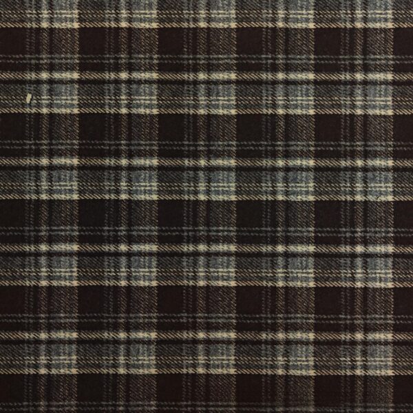 Polyester Rayon Knitted Jacquard Check Fabric — Elastic & Structured for Fall/Winter