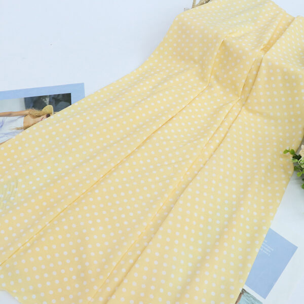 Polyester Abstract Printed Stretch Fabric — Lightweight & Flowing Drape