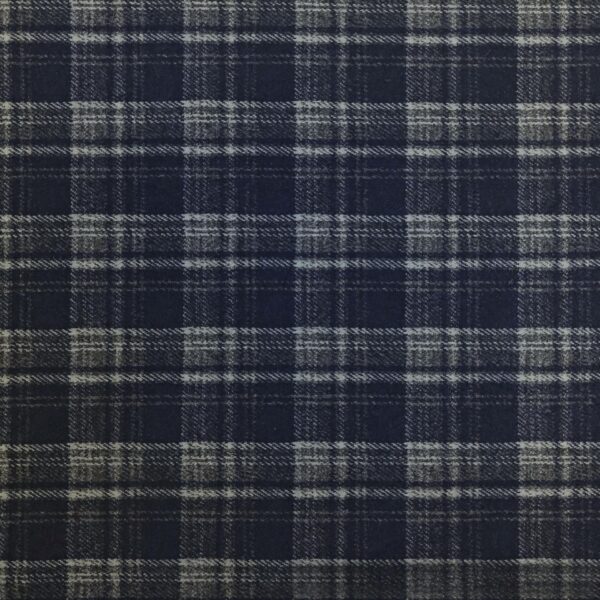 Polyester Rayon Knitted Jacquard Check Fabric — Elastic & Structured for Fall/Winter