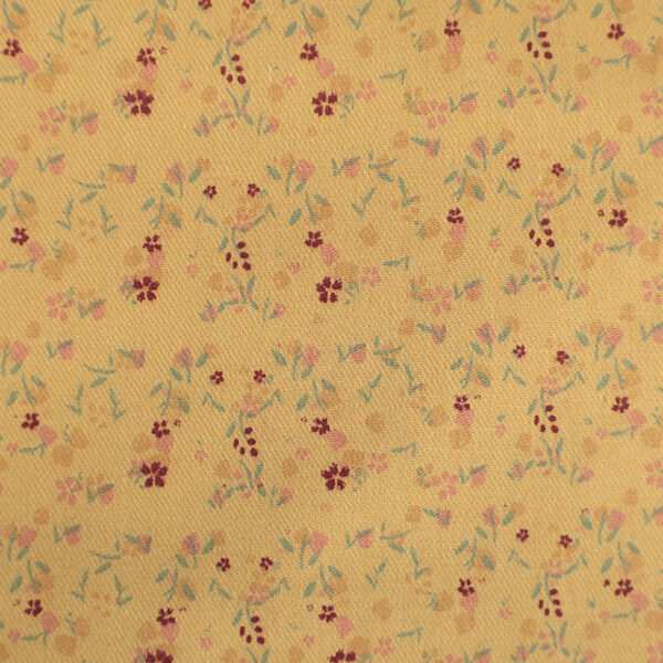 100% Cotton Double-Sided Twill Floral Printed Fabric — Soft & Structured Drape