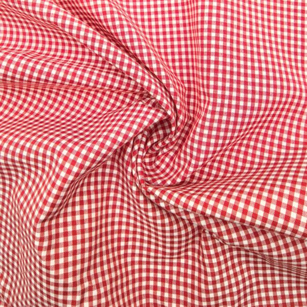 Poly Cotton Yarn-Dyed Check Fabric — Lightweight & Durable for Daily Wear