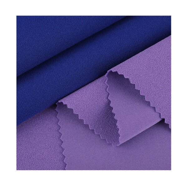 Polyester Spandex Twisted Slub Knit Fabric — Structured Stretch & Winter Drape