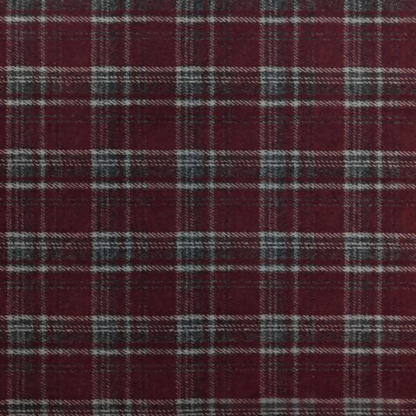 Polyester Rayon Knitted Jacquard Check Fabric — Elastic & Structured for Fall/Winter