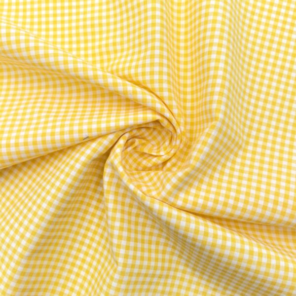 Poly Cotton Yarn-Dyed Check Fabric — Lightweight & Durable for Daily Wear