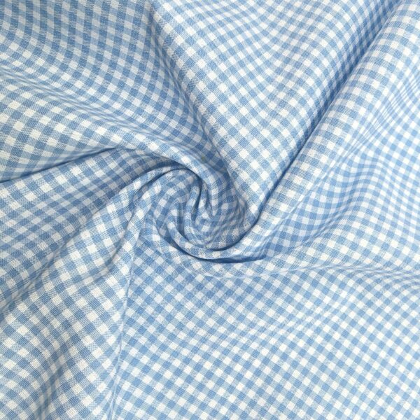 Poly Cotton Yarn-Dyed Check Fabric — Lightweight & Durable for Daily Wear
