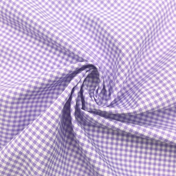 Poly Cotton Yarn-Dyed Check Fabric — Lightweight & Durable for Daily Wear