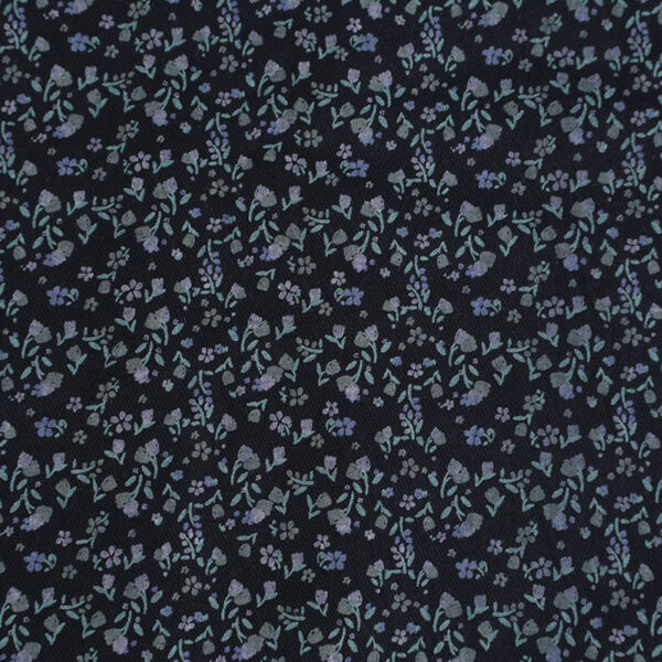 100% Cotton Double-Sided Twill Floral Printed Fabric — Soft & Structured Drape