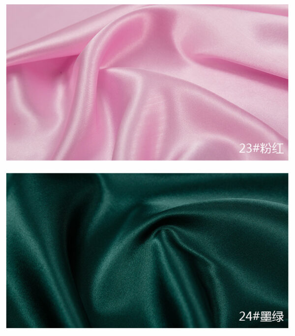 Premium Dyed Satin Lining Fabric — Smooth, Lustrous & Drapable