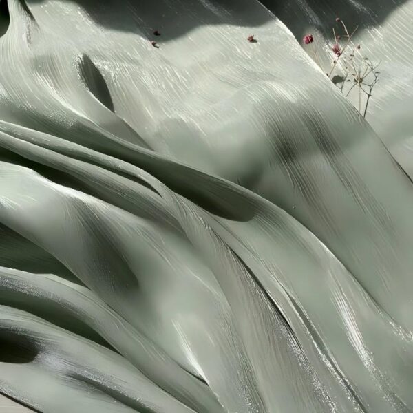 Polyester Satin Crinkle Chiffon Fabric — Soft Drape with Subtle Sheen