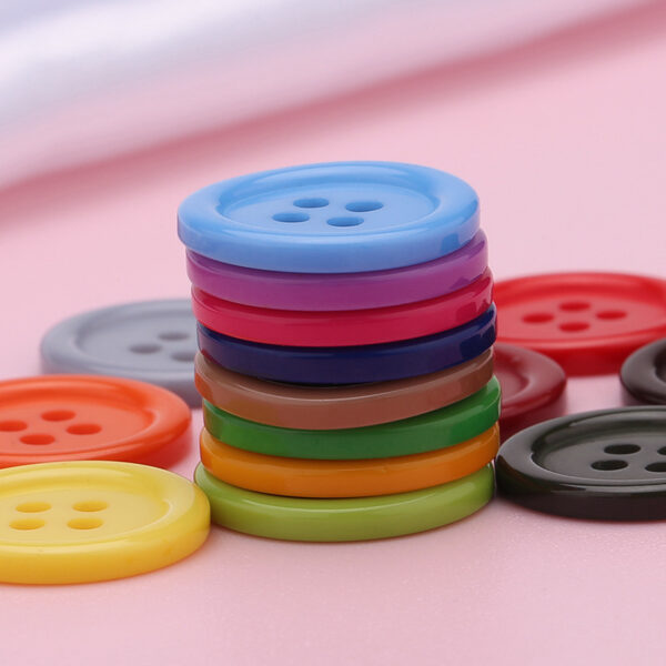 Resin Four-Hole / Two-Hole Bread Button — Fashion Versatile Apparel Fastening
