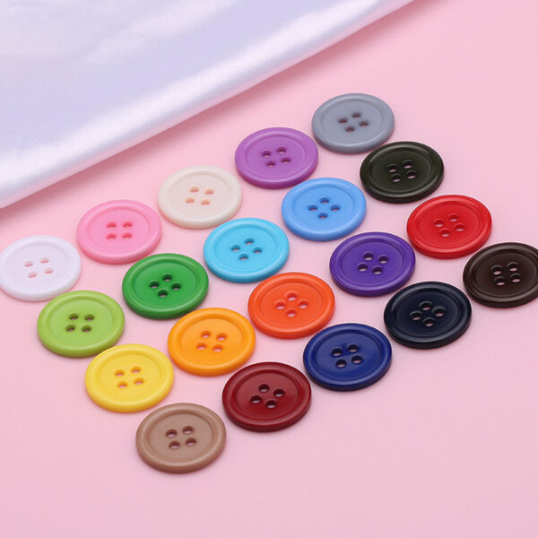 Resin Four-Hole / Two-Hole Bread Button — Fashion Versatile Apparel Fastening