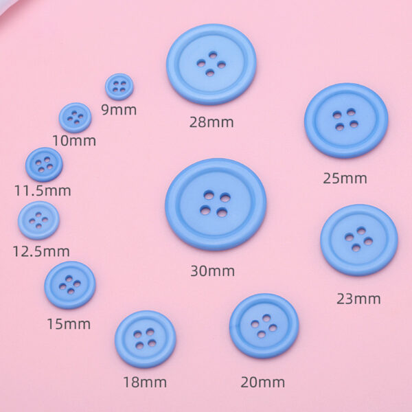 Resin Four-Hole / Two-Hole Bread Button — Fashion Versatile Apparel Fastening