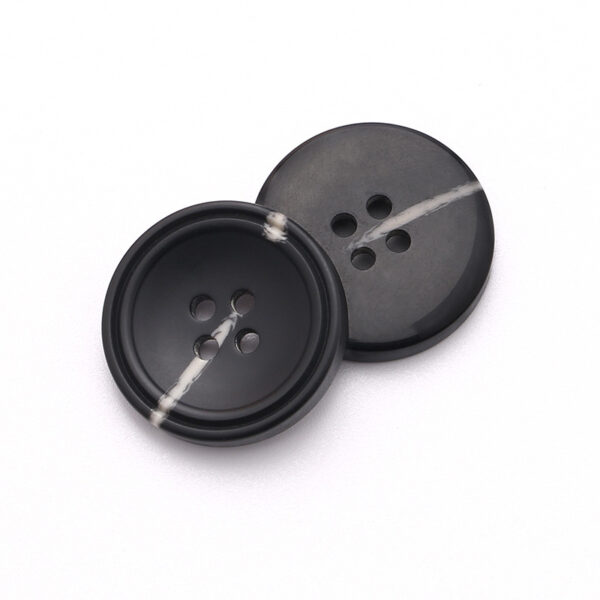 Shell Fine-Edge Shirt Button — Elegant & Natural Apparel Decoration