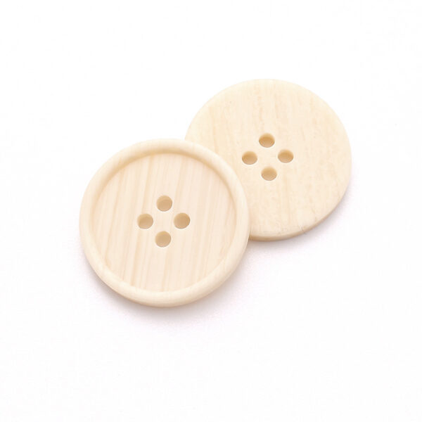 Shell Fine-Edge Shirt Button — Elegant & Natural Apparel Decoration