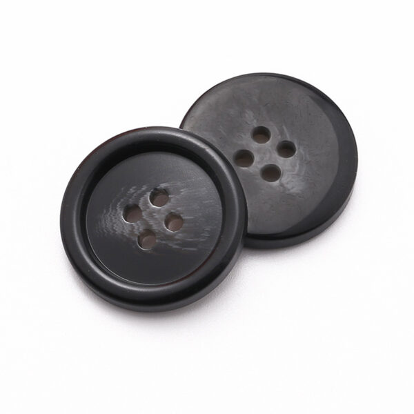 Shell Fine-Edge Shirt Button — Elegant & Natural Apparel Decoration