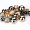 Metal Shank Mushroom Button — Glossy Decorative Fastening for Denim & Outerwear