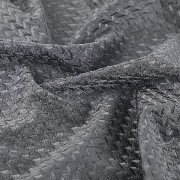 Jacquard Nylon Spandex Fabric — High-Stretch Textured Material for Menswear