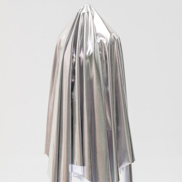 Four-Way Stretch Foil Fabric — High Elastic Metallic Knit for Performance Wear